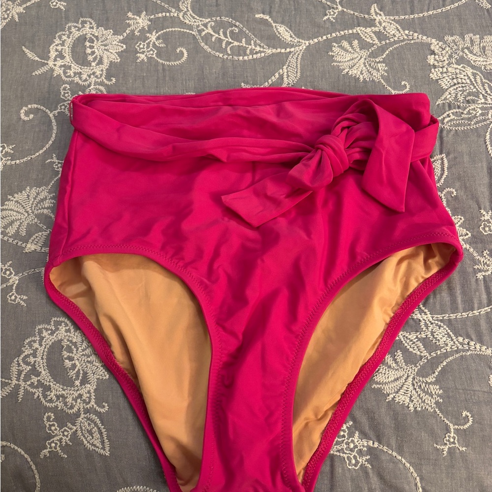 High-Waisted Pink Bikini Bottom
